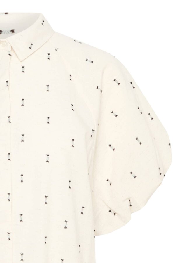 Himalo Shirt Oatmeal Melange - Image 8