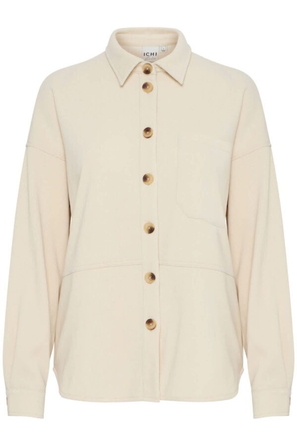 Kate Corduroy Shirt Cream - Image 6