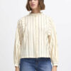 Qsima Shirt Bow Stripe Cream - Image 2