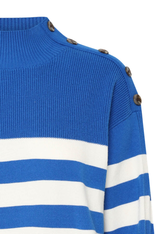 Boston Stripe Blue Knit - Image 3