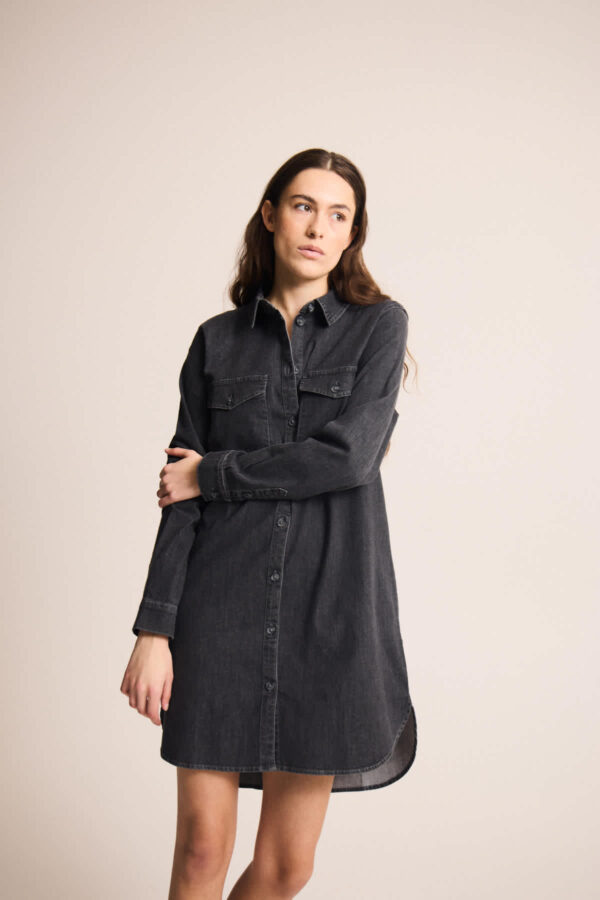 Tullamore Denim Dress Washed Black - Image 2