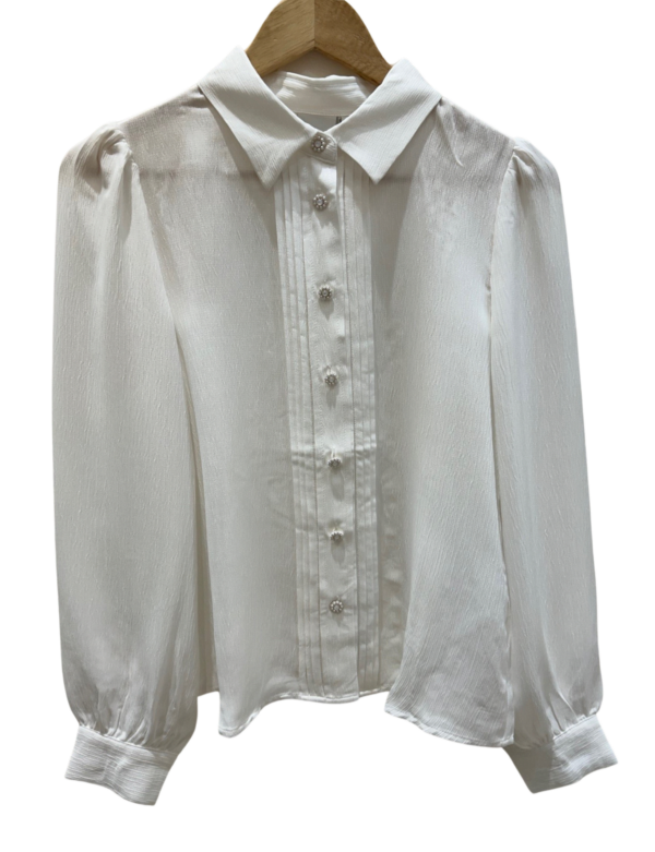 Ranjet Button Shirt Winter White