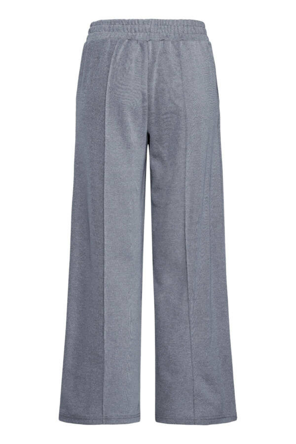 Kate Wide Leg Pique Pants Medieval Blue - Image 7