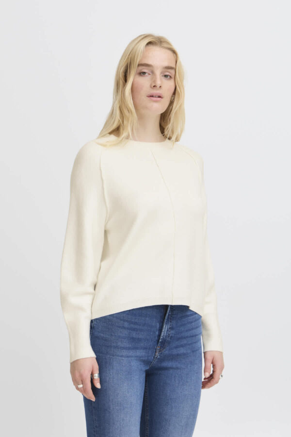 Balllia Cropped Jumper Cloud Dancer