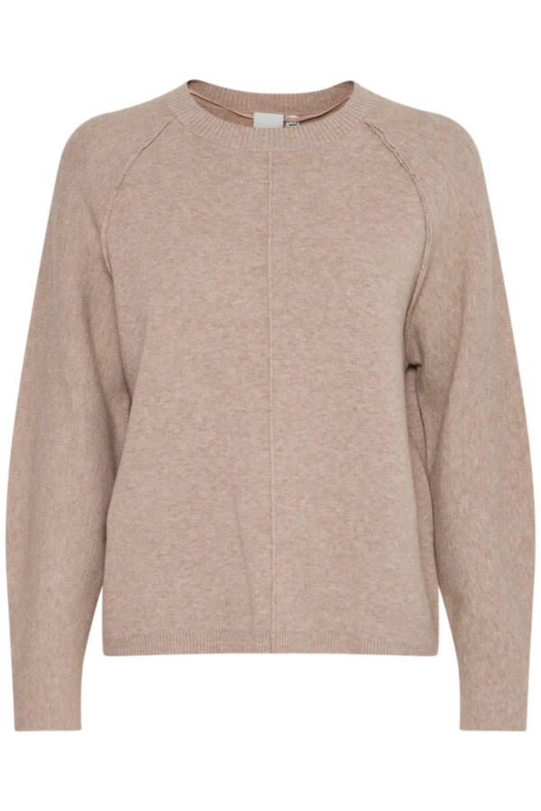 Balllia Oatmeal Cropped Jumper - Image 2