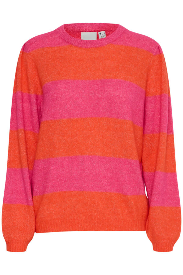 Dusty Stripe Jumper Pink Yarrow