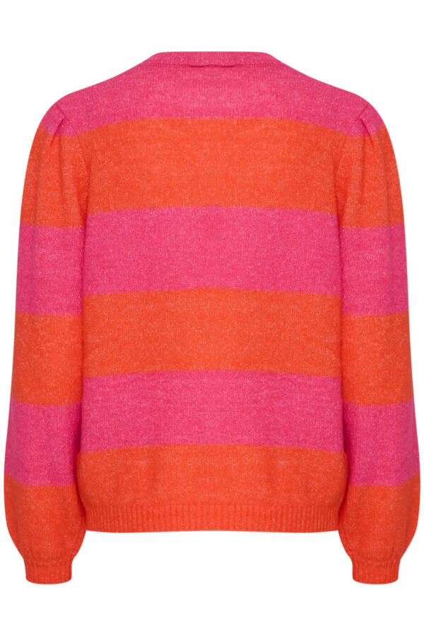 Dusty Stripe Jumper Pink Yarrow - Image 2