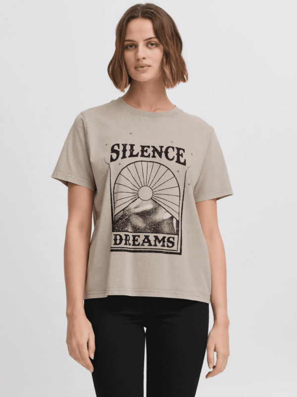 Narini Silence Tee Oatmeal - Image 4