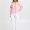 Hallie Stripe Blouse Pink - Image 6