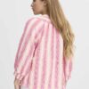 Hallie Stripe Blouse Pink - Image 2