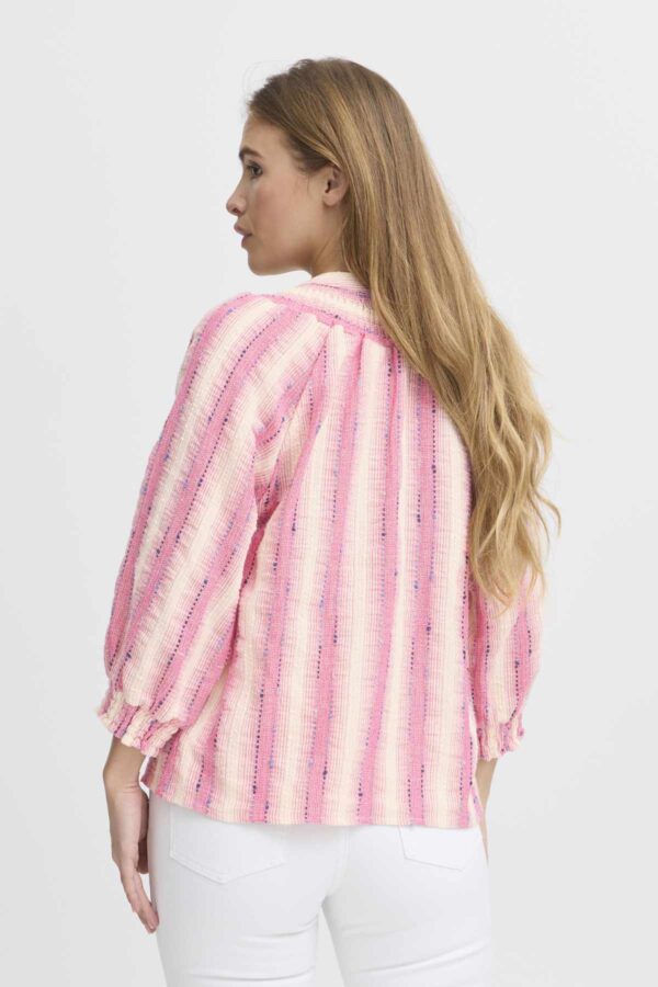 Hallie Stripe Blouse Pink - Image 2