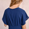 Petra Plunge Dress Navy - Image 3
