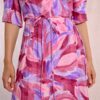 Luiza  Wrap Dress Pink Peoma - Image 3