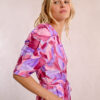 Luiza  Wrap Dress Pink Peoma - Image 4