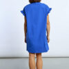 Abbey Smock Dress Royal Blue - Image 5