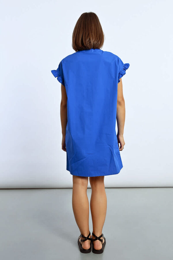Abbey Smock Dress Royal Blue - Image 5
