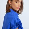 Abbey Smock Dress Royal Blue - Image 4