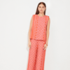 Lenzo Sleeveless Top Red/Pink