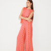 Jairo Printed Pants Red/Pink