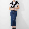 Denver Denim Midaxi Skirt Blue